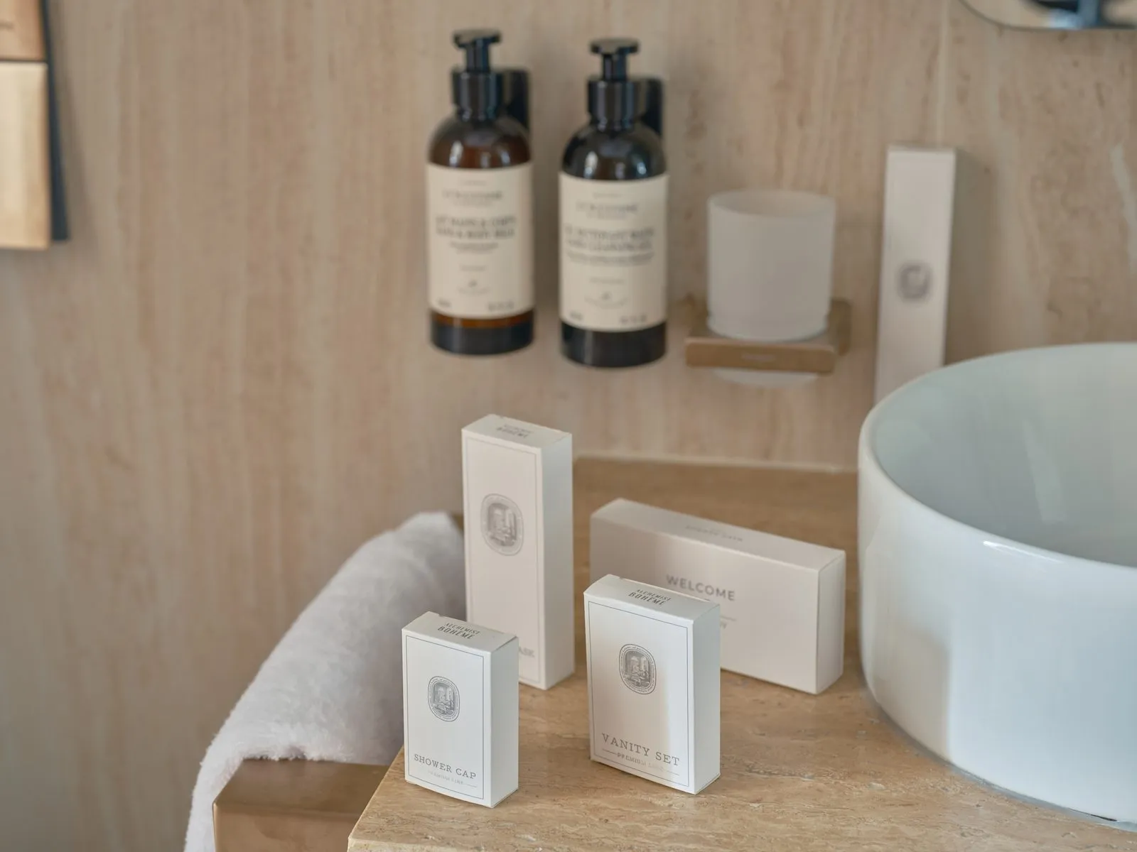 Bathroom amenities – The Benedict Boutique Hotel