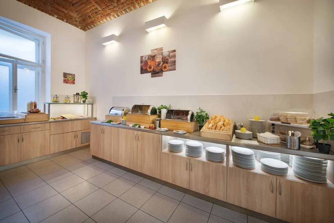 Breakfast buffet at Prague Season Hotel