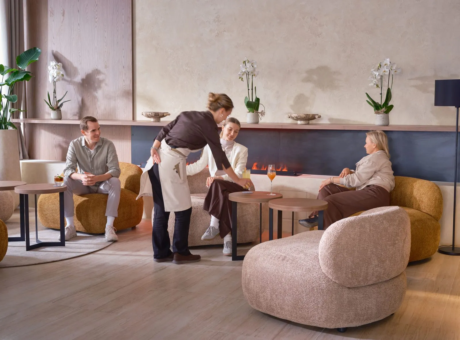 Guests in the lounge – The Benedict Boutique Hotel