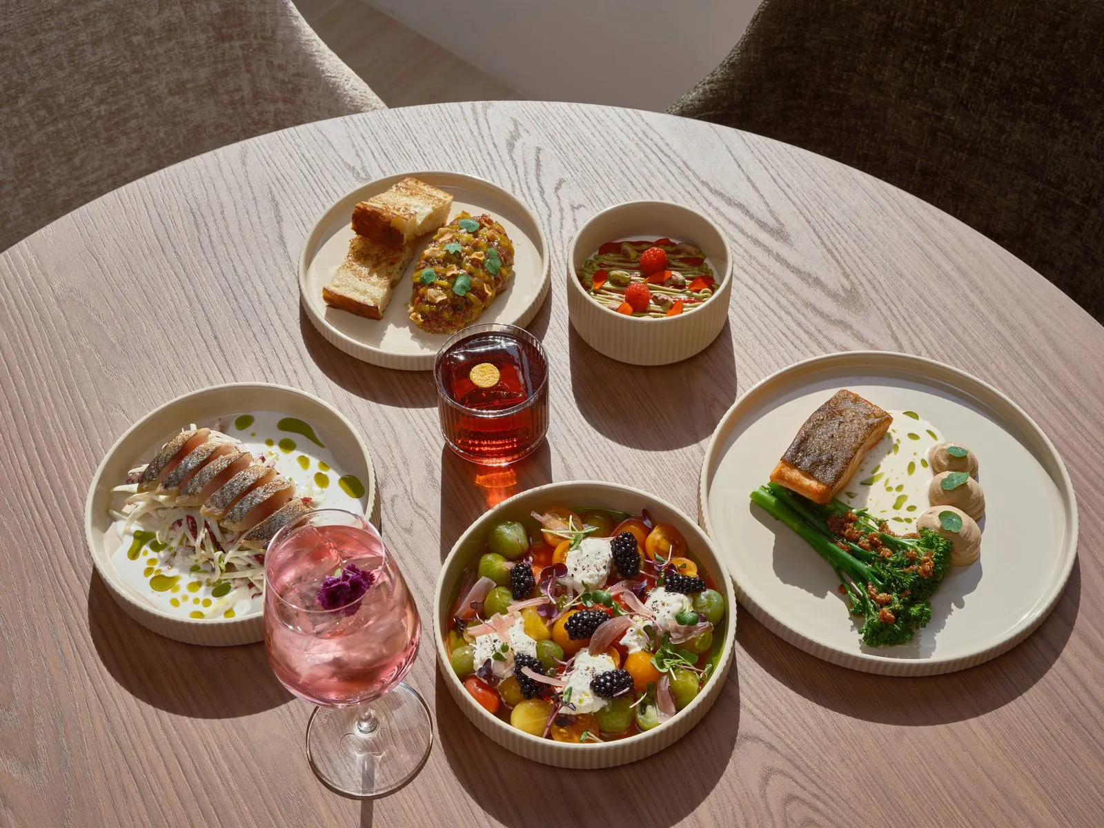 Dishes from the restaurant – The Benedict Boutique Hotel