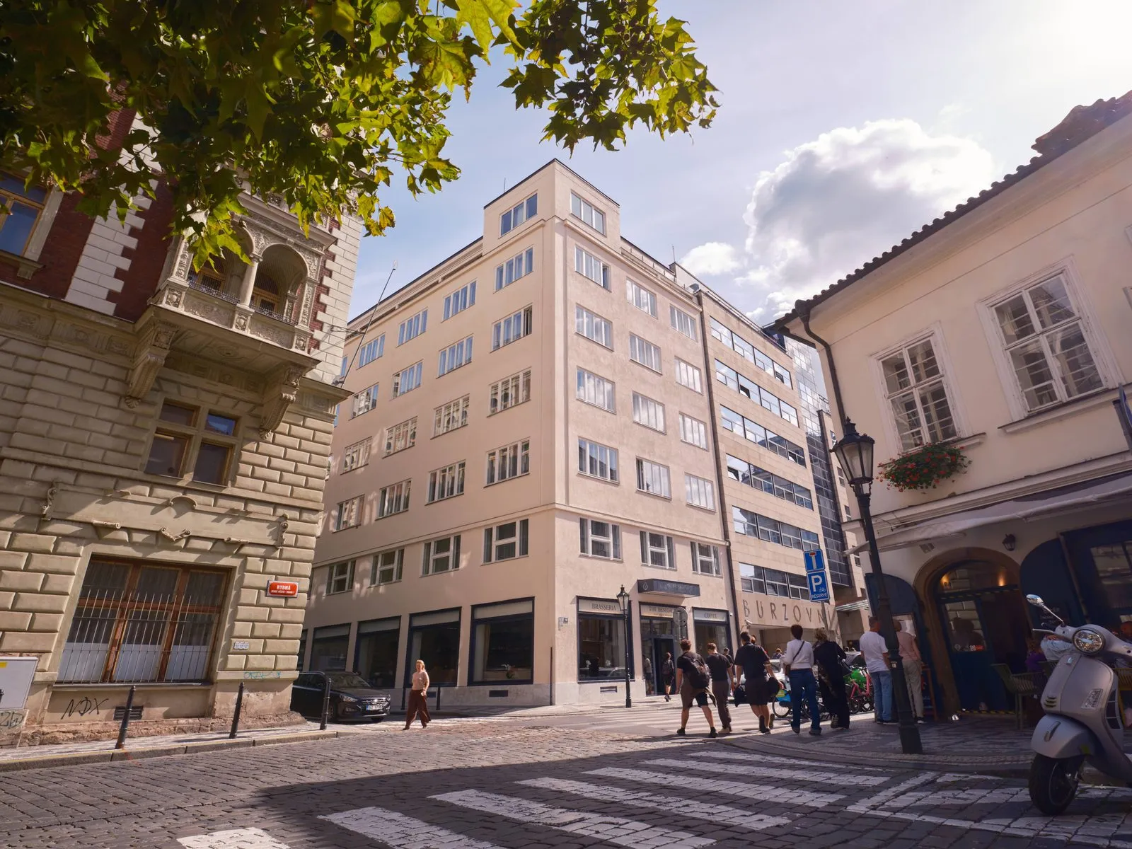 The street outside the hotel – The Benedict Boutique Hotel