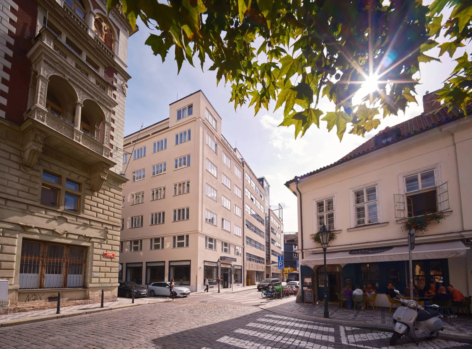 The street outside the hotel – The Benedict Boutique Hotel
