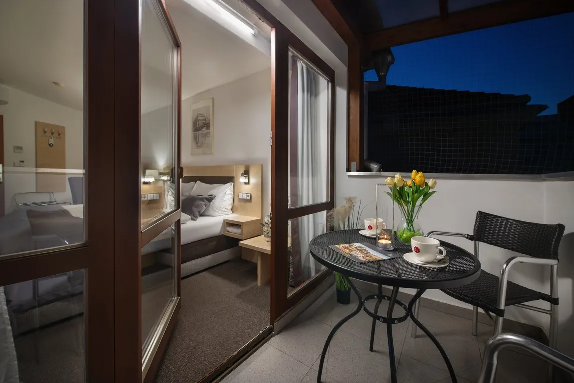 Room terrace at Prague Season Hotel