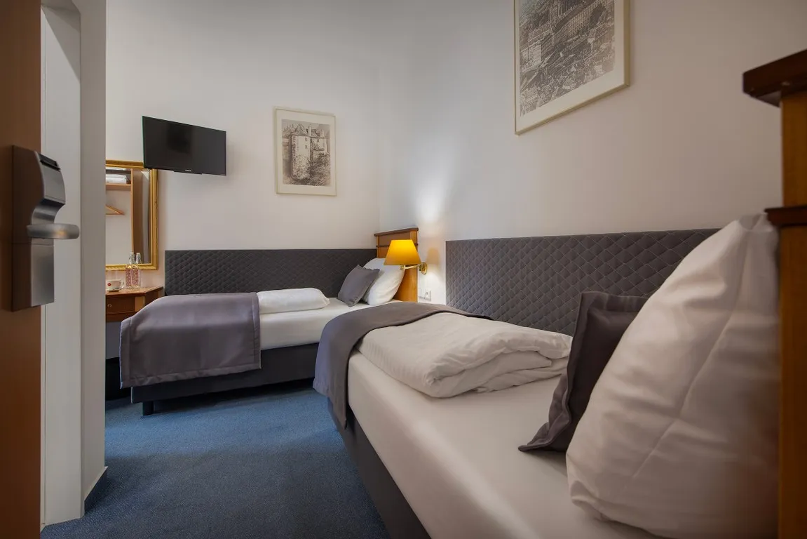 Small twin room at Prague Season Hotel